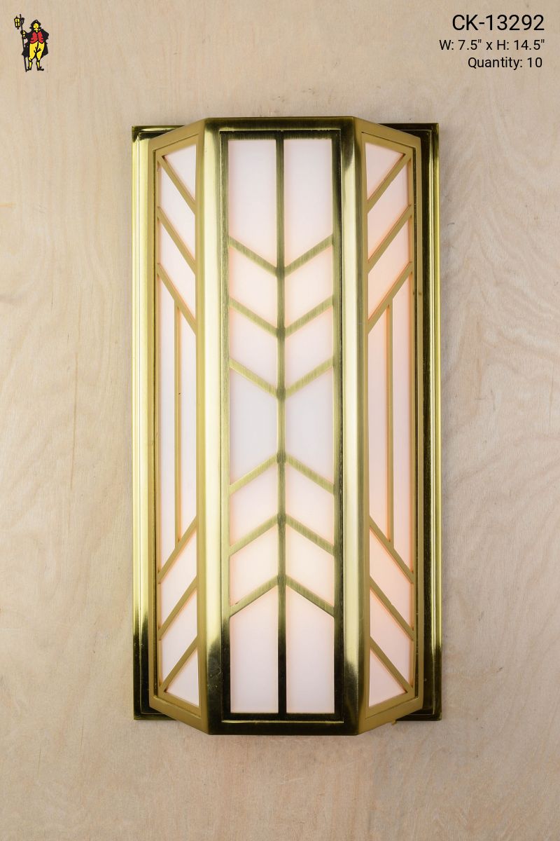 Sconce art deco discount