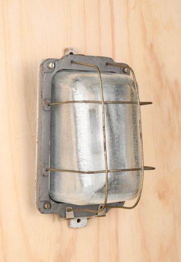 Industrial Caged Wall Light