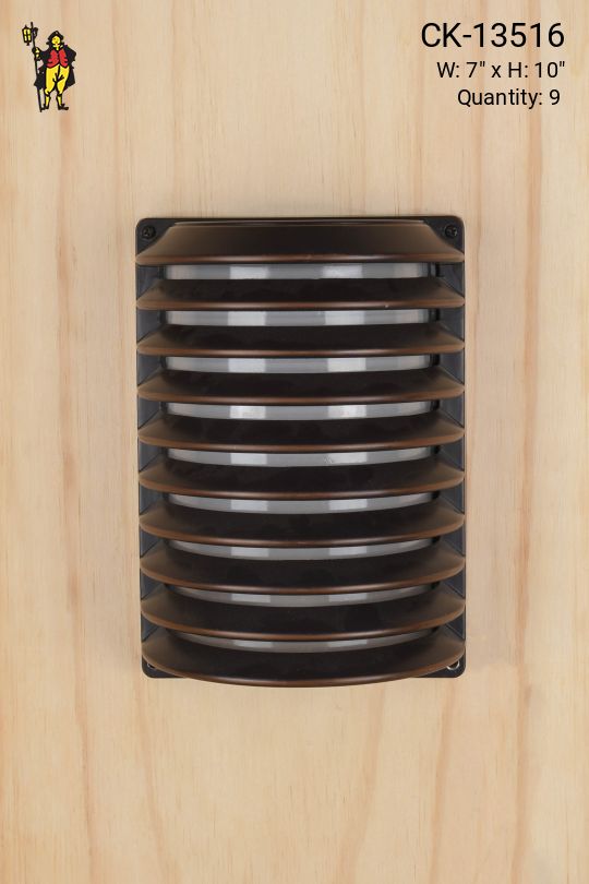 Bronze Caged Wall Sconce