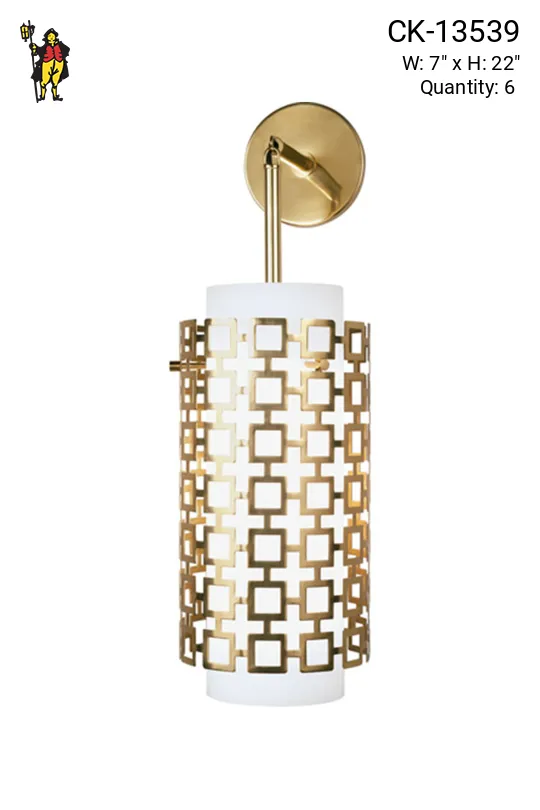 Hanging Brass Wall Pendant