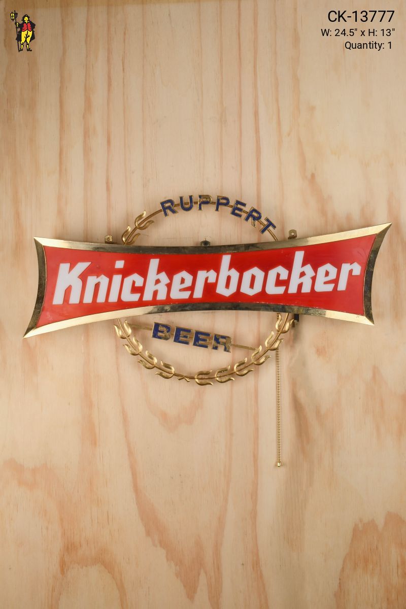 Rupert Knickerbocker Beer Sign Light | Wall Lights