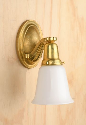 Simple Brass Down Light Wall Sconce