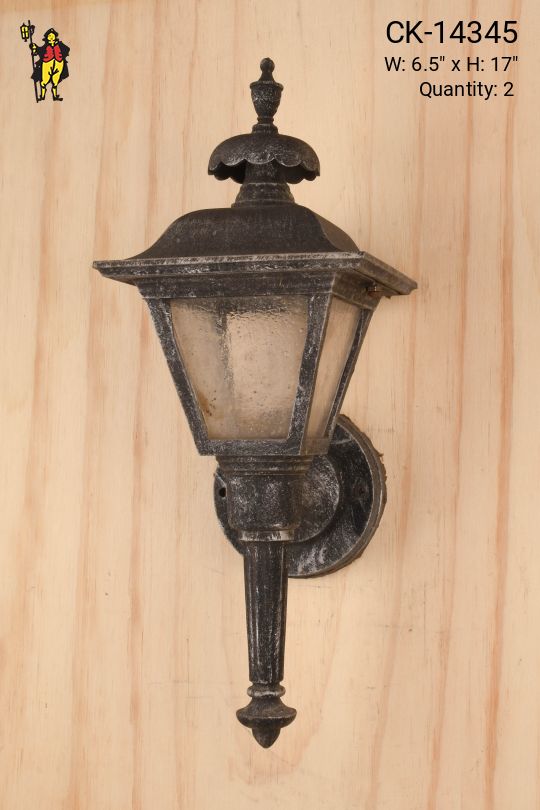Distressed Iron Wall Lantern