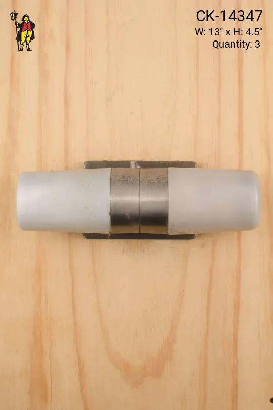 Nickel Two Light Wall Sconce (3 Exact Match - 1 See Add Photo)