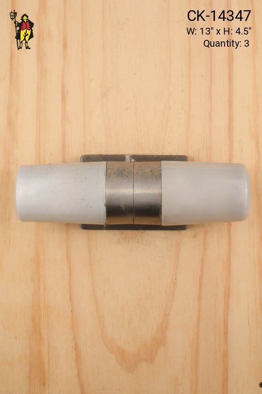 Nickel Two Light Wall Sconce (3 Exact Match - 1 See Add Photo)