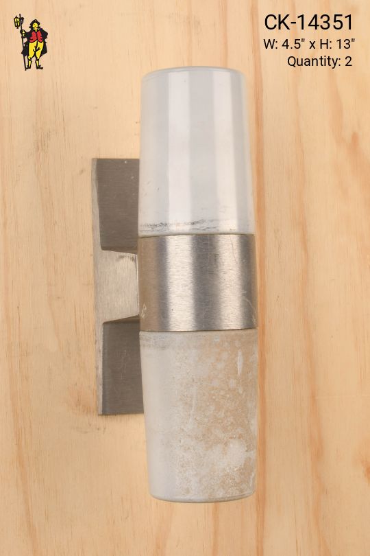 Nickel Two Light Wall Scone