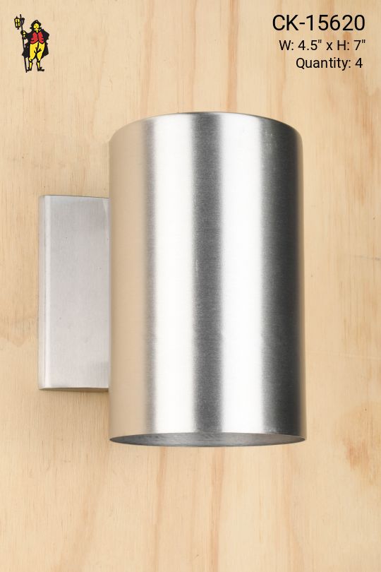 Nickel Single Directional Down Light Wall Sconce (Smaller)