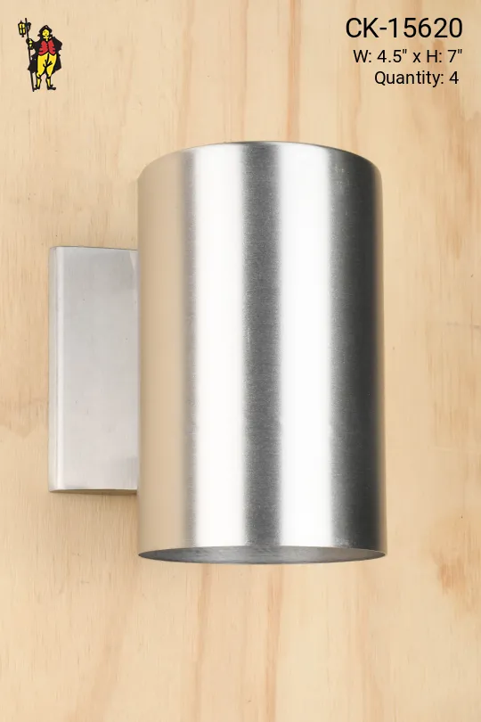 Nickel Single Directional Down Light Wall Sconce (Smaller)