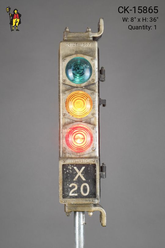 Metal Subway/Train Signal (Wall or Floor)