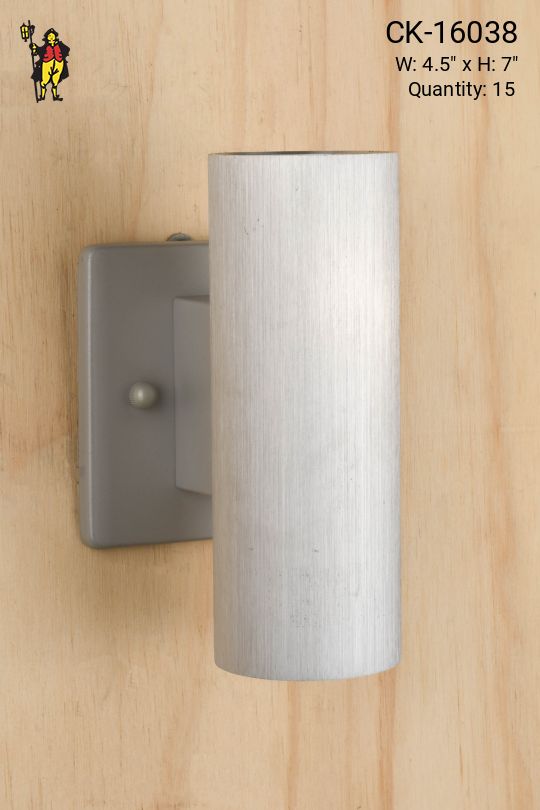 Small Nickel Up-Down Can Wall Light