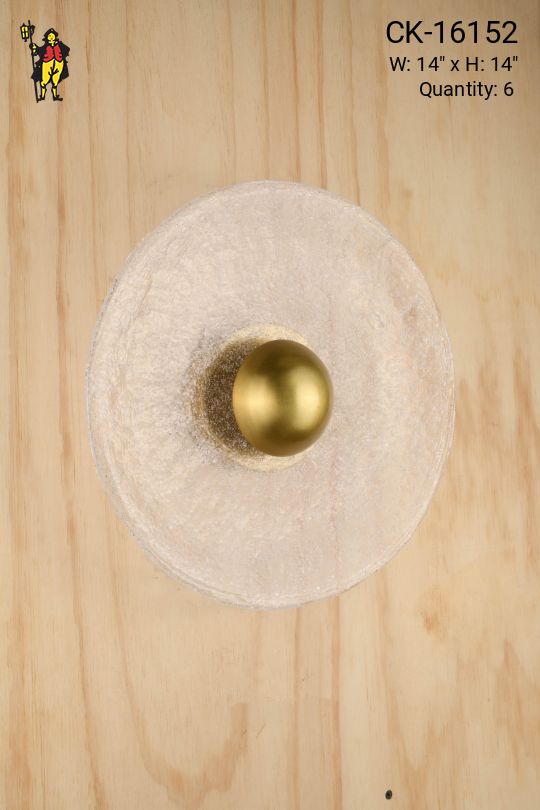 *LED* Brass & Glass Modern Wall Sconce