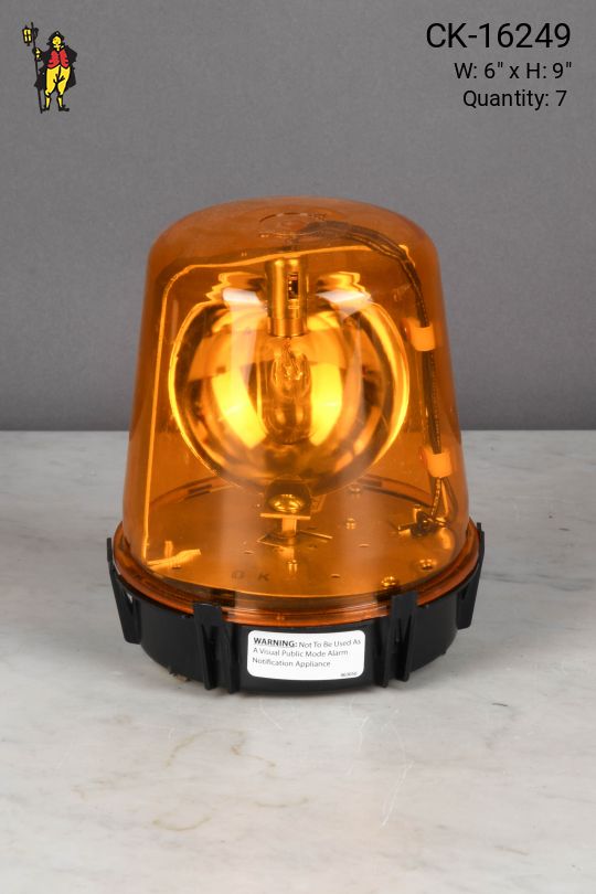 Amber Rotating Bacon Light