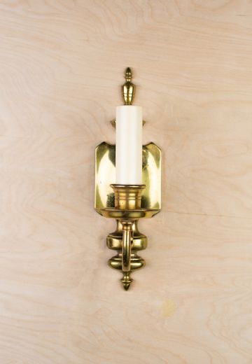 Traditional Single Candle Wall Sconce