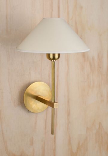 Brass Single Light Modern Wall Sconce