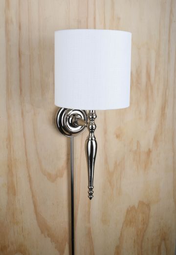 Polished Nickel Single Light Wall Sconce