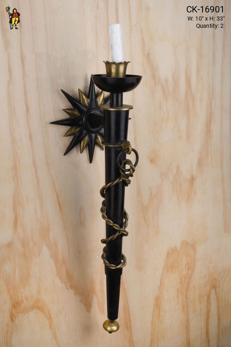 Medieval candle wall sconces 2025