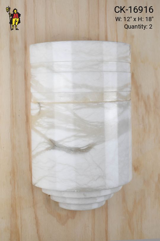 Marble Oversize Pocket Sconce