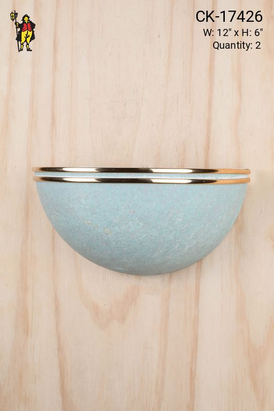 Brass Ring Pocket Wall Scone