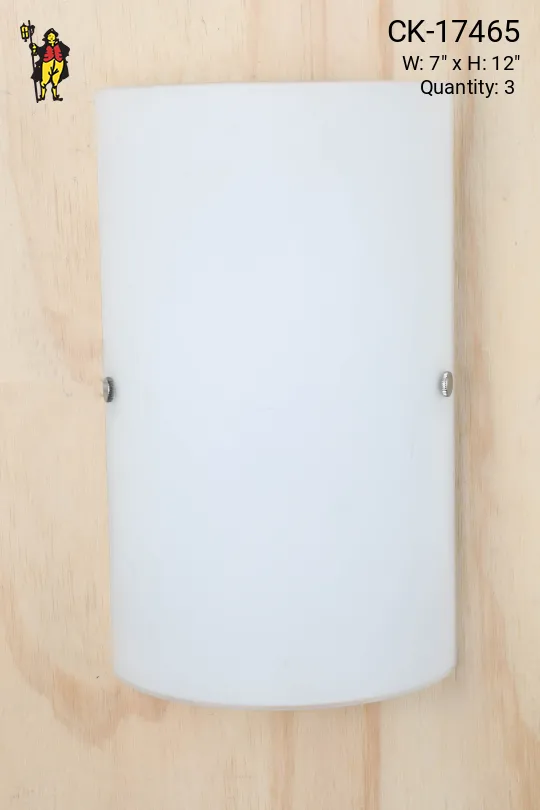 Modern Simple Curved Glass Wall Sconce