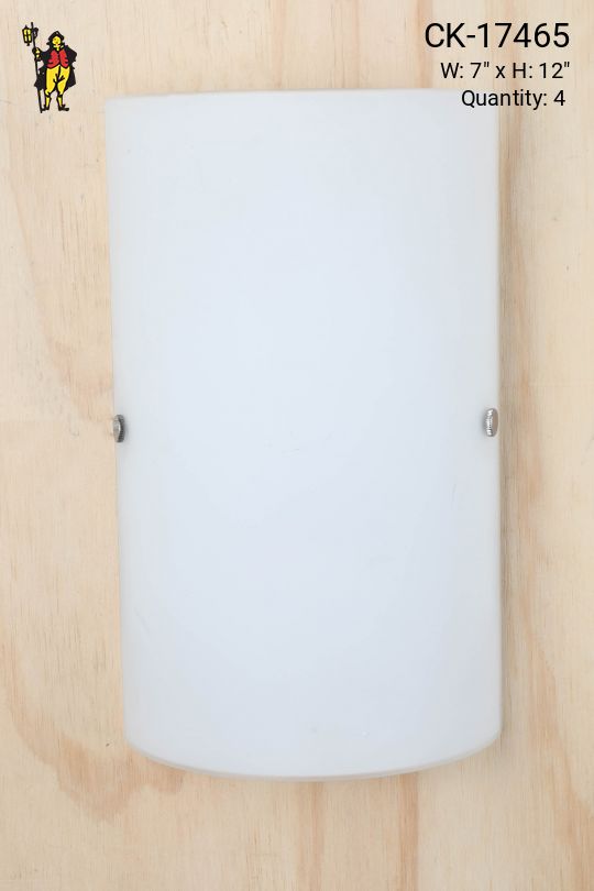 Modern Simple Curved Glass Wall Sconce