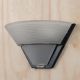 Black & Glass Ribbed Bowl Pocket Sconce #0