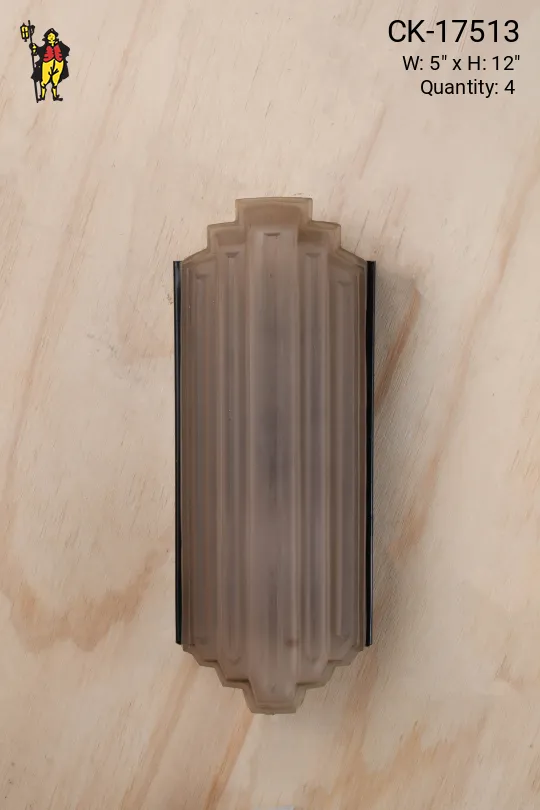 Molded Glass Wall Sconce