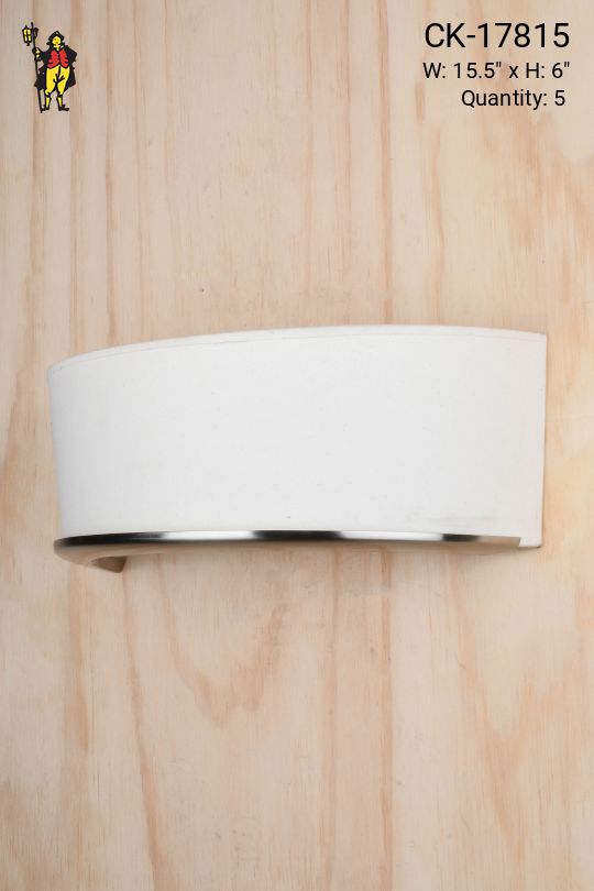 Fabric Rounded Modern Pocket Sconce