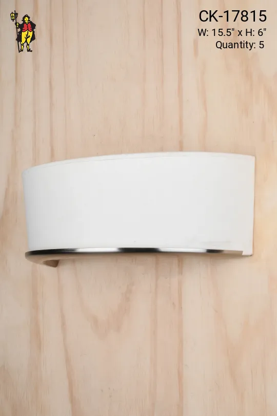 Fabric Rounded Modern Pocket Sconce