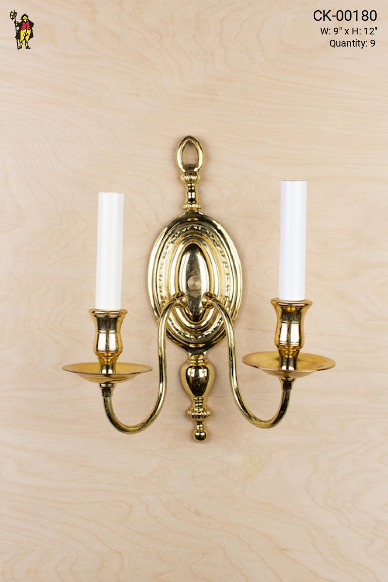 Modern Brass Wall Sconce Set (2 pcs) main image 0
