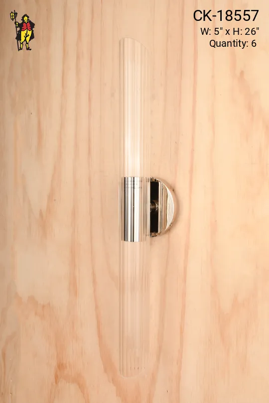 Polished Nickel Up Down Modern Wall Sconce