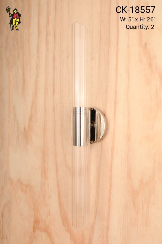 Polished Nickel Up Down Modern Wall Sconce