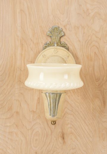 One Light Porcelain Wall Sconce