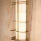 Brass Square Louvered Wall Sconce #0