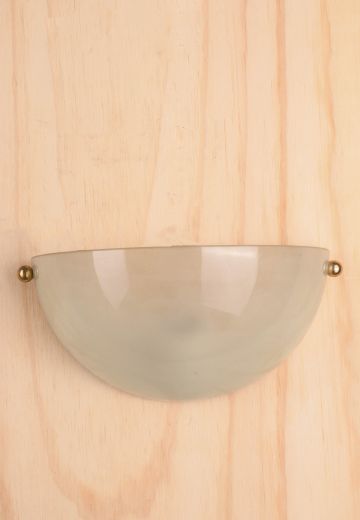Glass Bowl Pocket Wall Sconce
