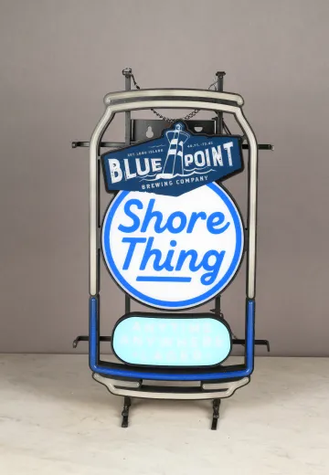 *LED* Blue Point "Shore Thing" Beer Sign