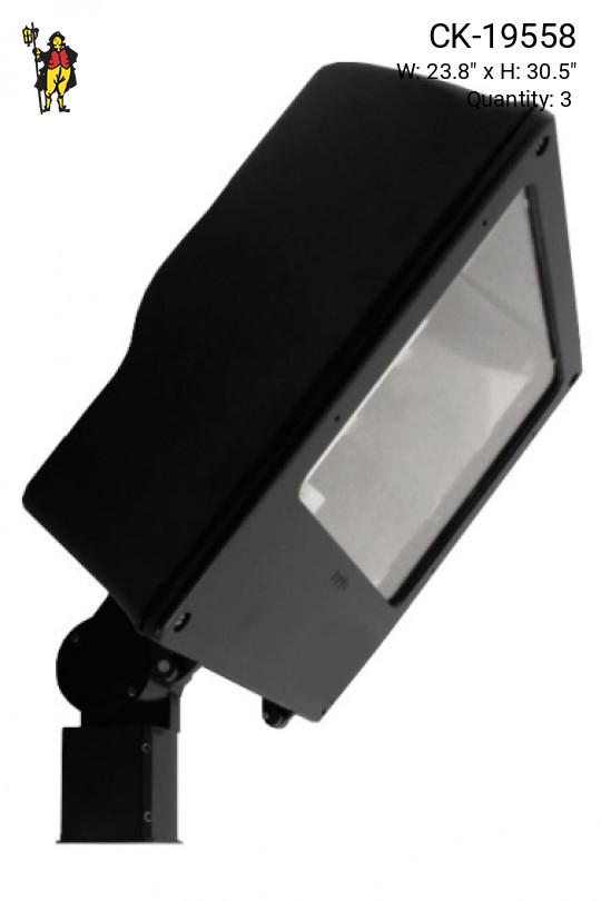 Floodinator Wall Mount High Pressure Sodium Spot Light (75lbs & 4k Watt)