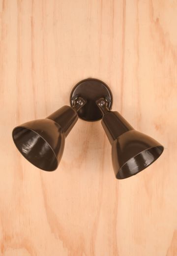 Bronze Two Headed Adjustable Wall Sconce