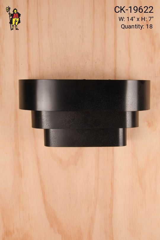 Black Rectangular Wall Sconce