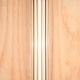 *LED* 28" Nickel Accented Glass Rod Wall Sconce #0