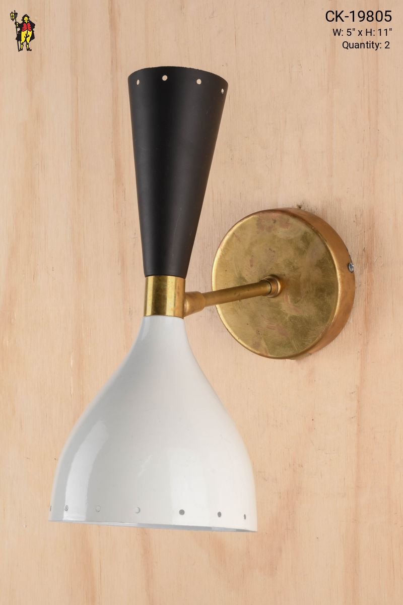 ライト・ランタン Valo shade MID CENTURY White & Black Mid Century Modern Up-Down Adjustable Wall