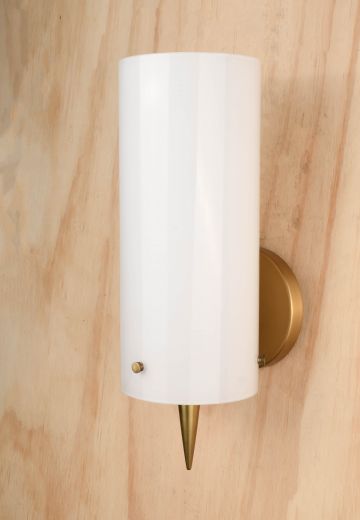Brass & Glass Modern Wall Sconce