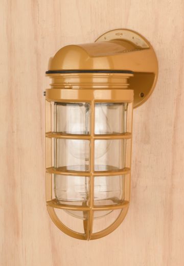 Gold Wall Mounted Vapor Light