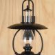 Black One Light Faux-Oil/Gaslight Exterior Wall Light #0