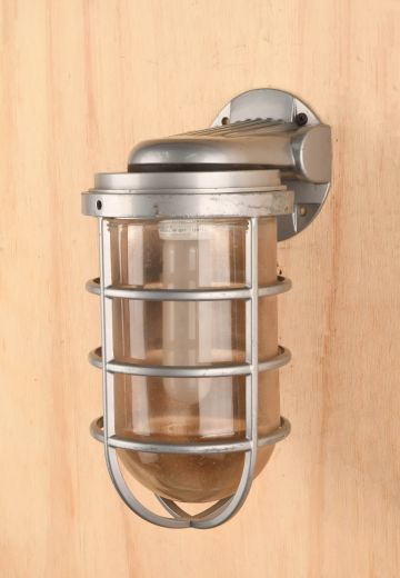 Metal Oversized Caged Vapor Proof Wall Light
