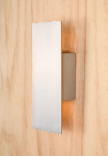 Modern Nickel Reflector Up-Down Wall Sconce