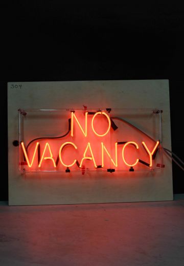"No Vacancy" Neon Sign