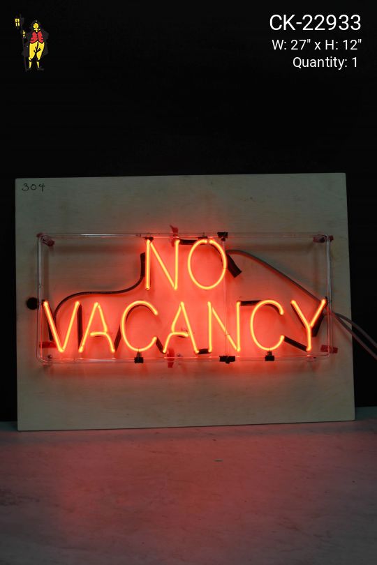 "No Vacancy" Neon Sign