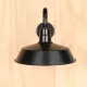 Black RLM Wall Down Light On A Curved Arm #0