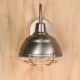 Nickel Down Light Wall Sconce w/Cage #0