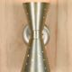 Pierced Brushed Nickel Up-Down Wall Sconce #0
